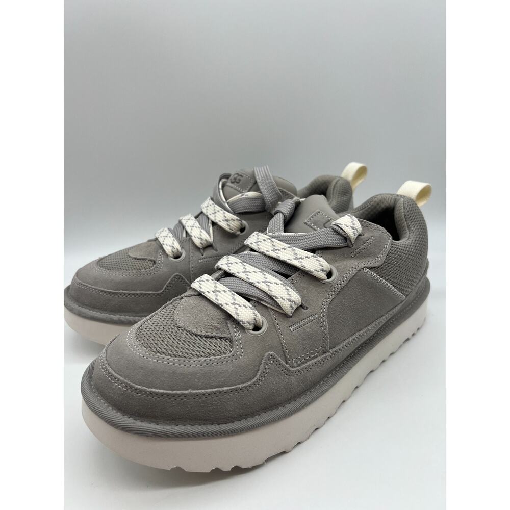 UGG Lo Lowmel Gray Suede Shoes 1169493 Men's Size 11 New - Picture 10 of 16